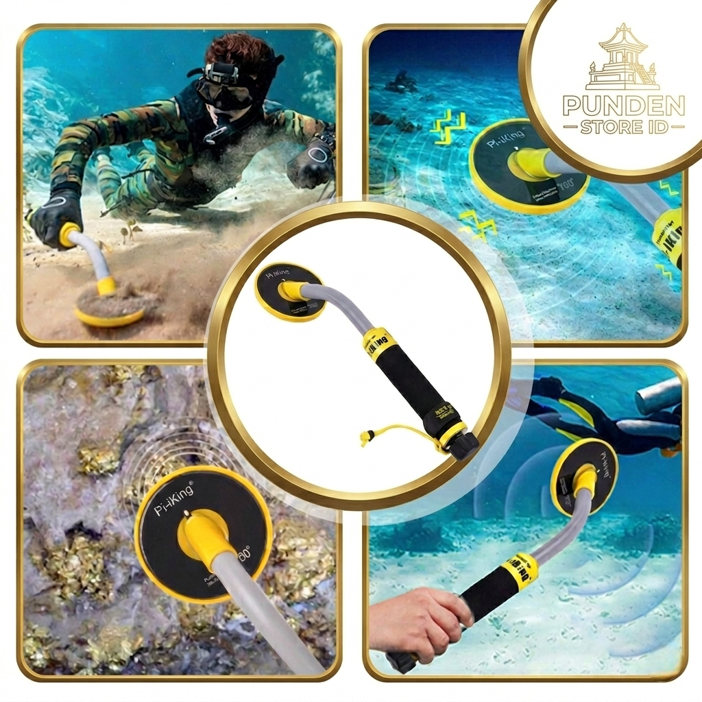 Metal Detector Waterproof Handheld Pin Pointer Underwater PI IKING 750