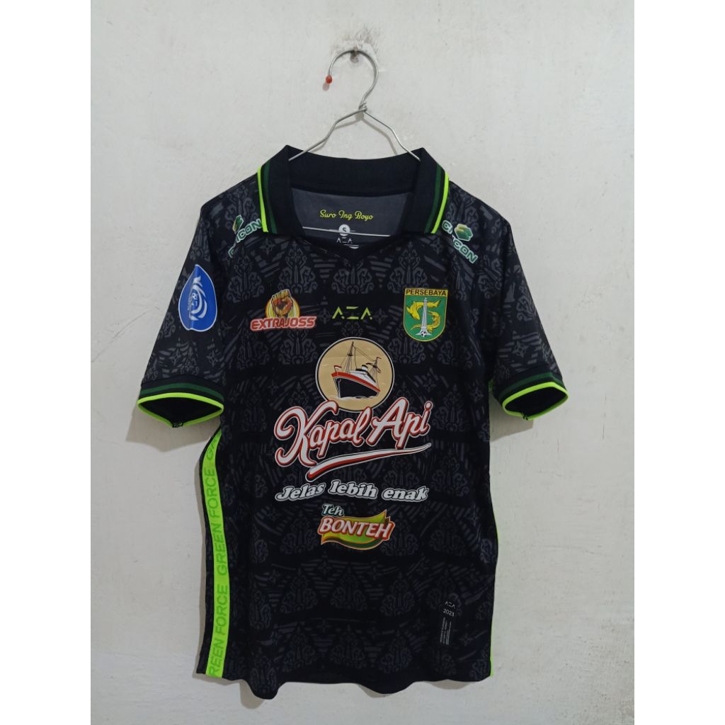 Jersey Persebaya Surabaya Third 3rd BRI Liga 1 2023 MATCH ISSUE AZA DUARTE