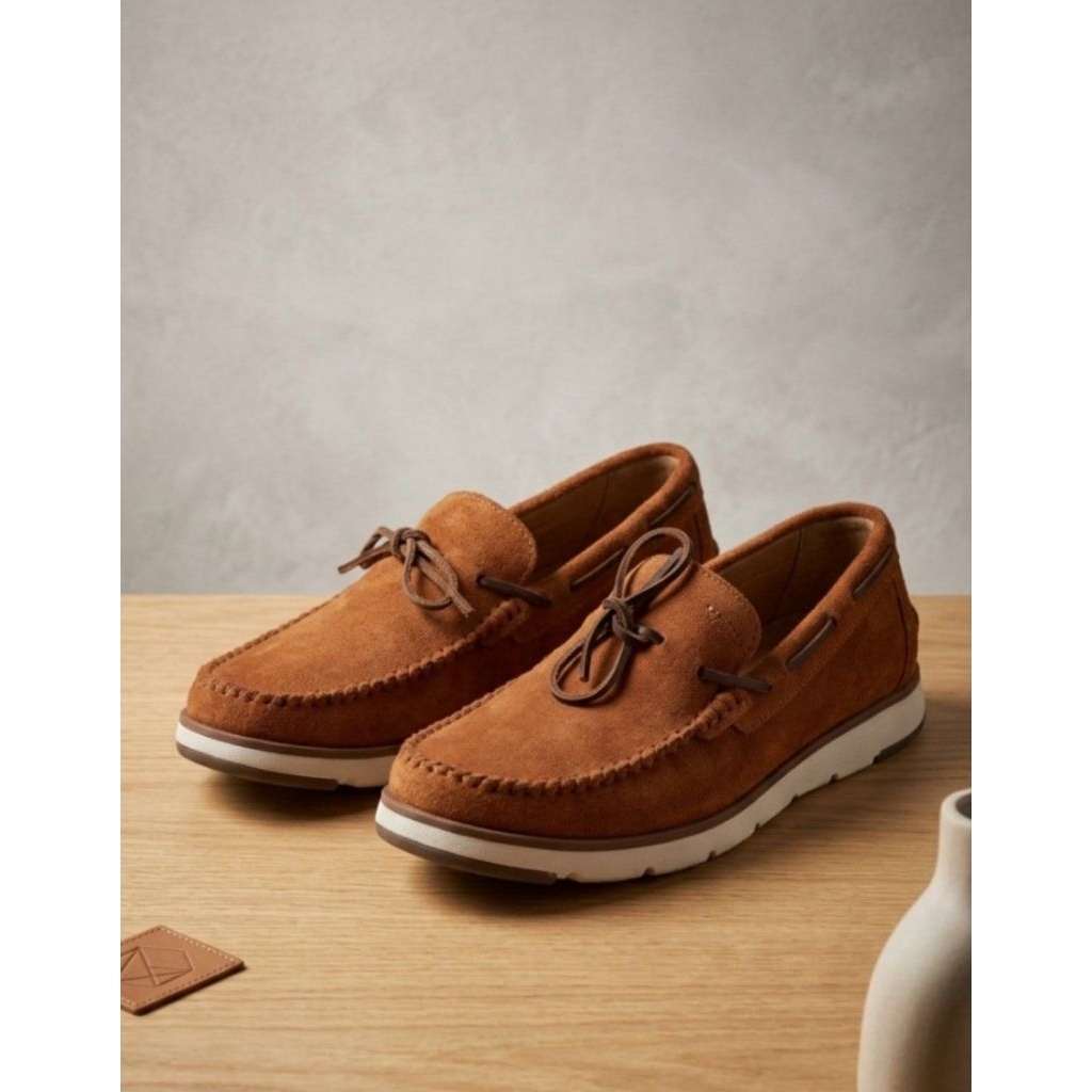 Geox Men Shoes Sepatu Pria Bahan Suede Minus Preloved
