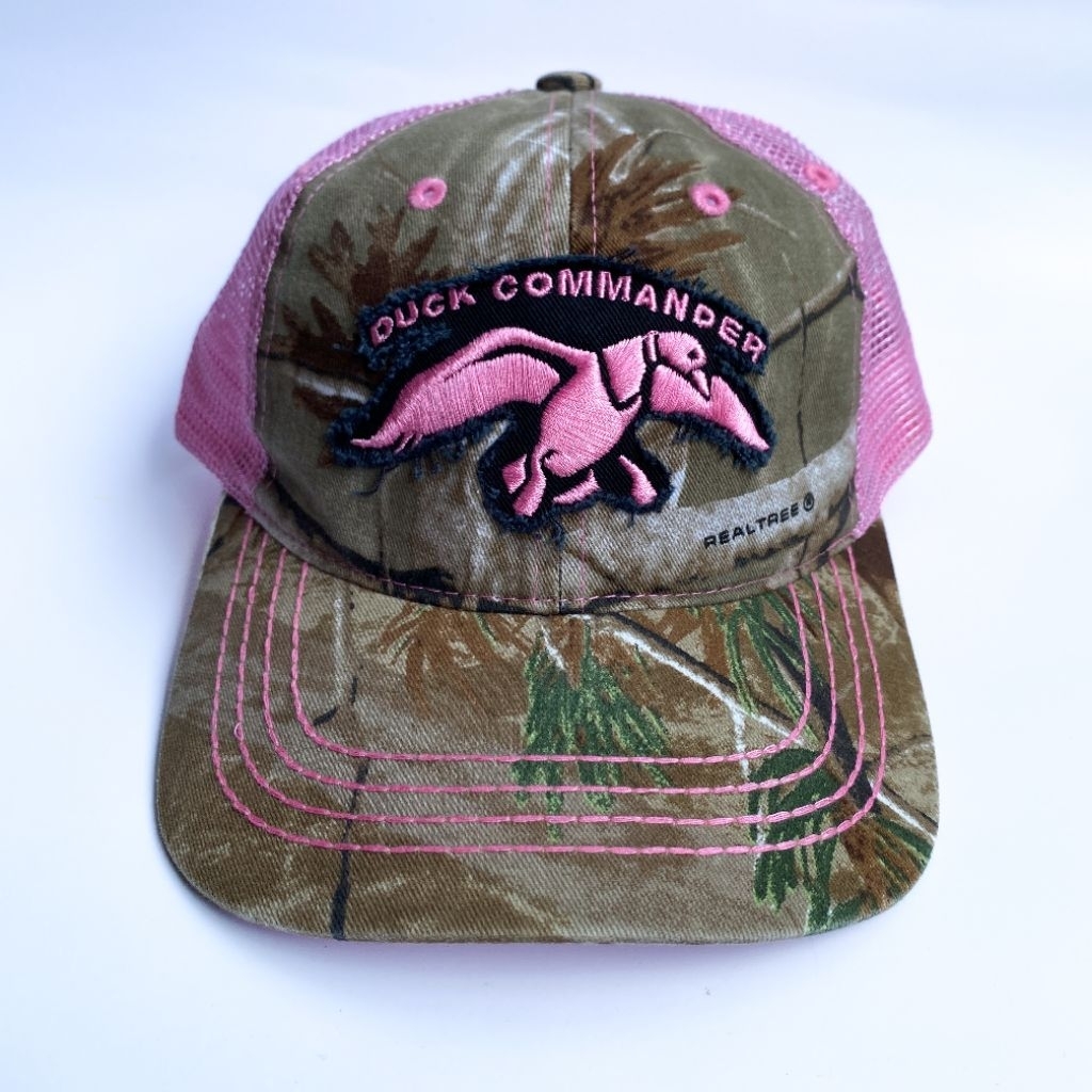 Duck commander realtree camo mesh trucker hat