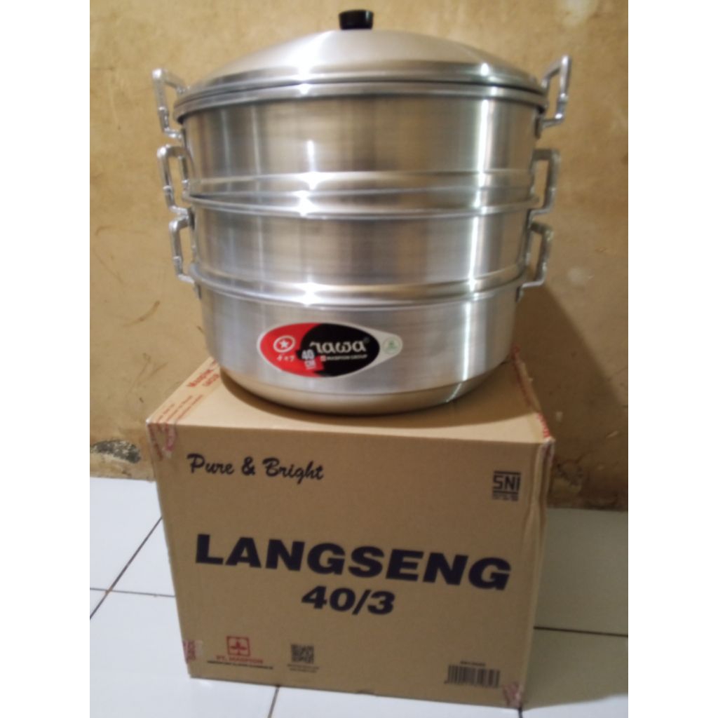 panci streamer serbaguna / klakat jawa susun 3 / panci kukusan Jawa 40cm