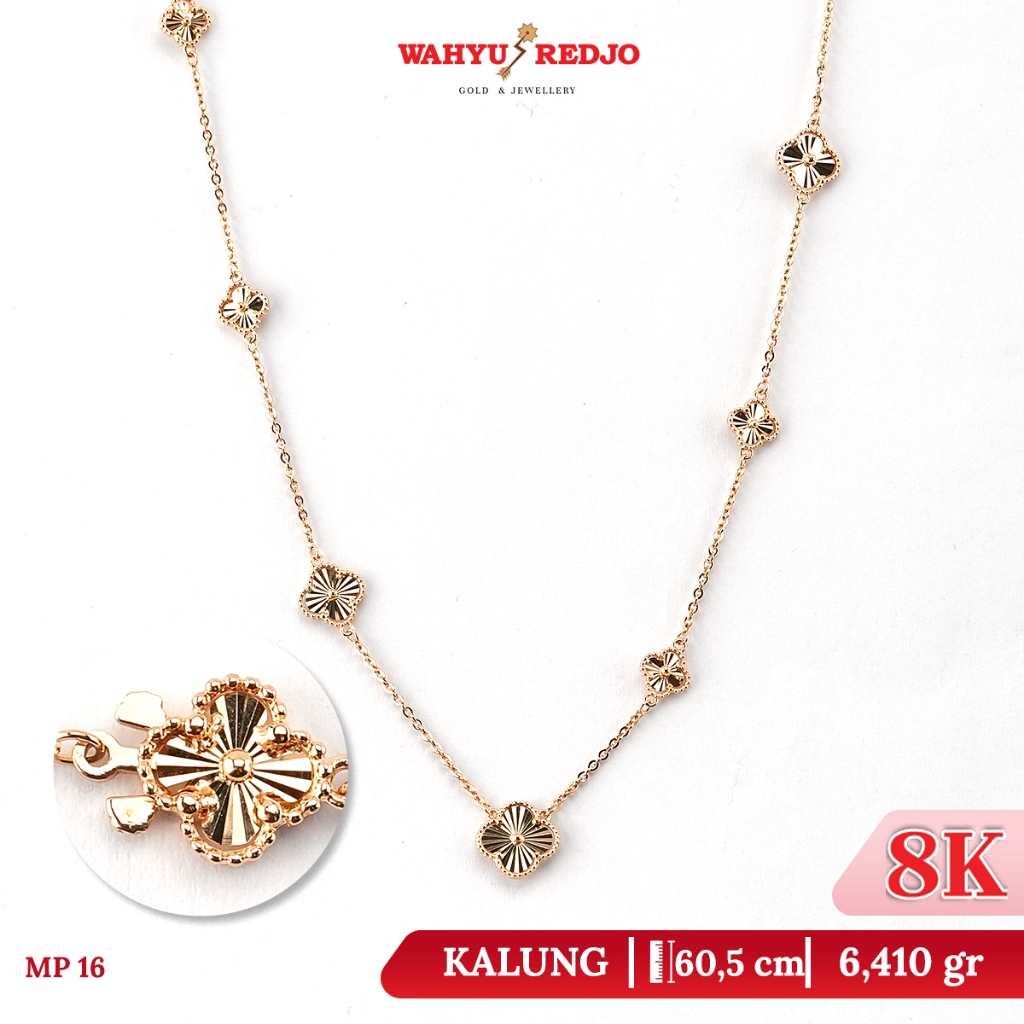 Kalung Emas Kembang Gold 8Kp Wahyu Redjo Pameran