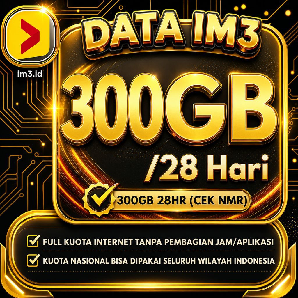 KUOTA INDOSAT IM3 MURAH 300GB