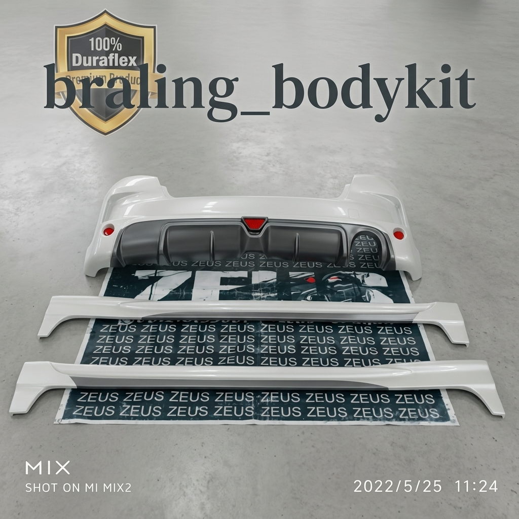 Bodykit Jazz Ge8 Belakang Dan Side Skirt
