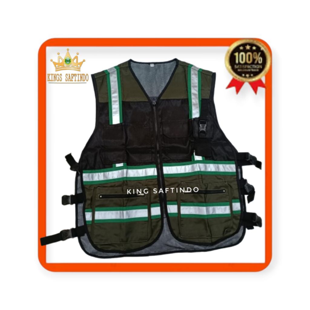 ROMPI SAFETY KOMBINASI / SAFETY VEST CUSTOM / ROMPI PROYEK /ROMPI