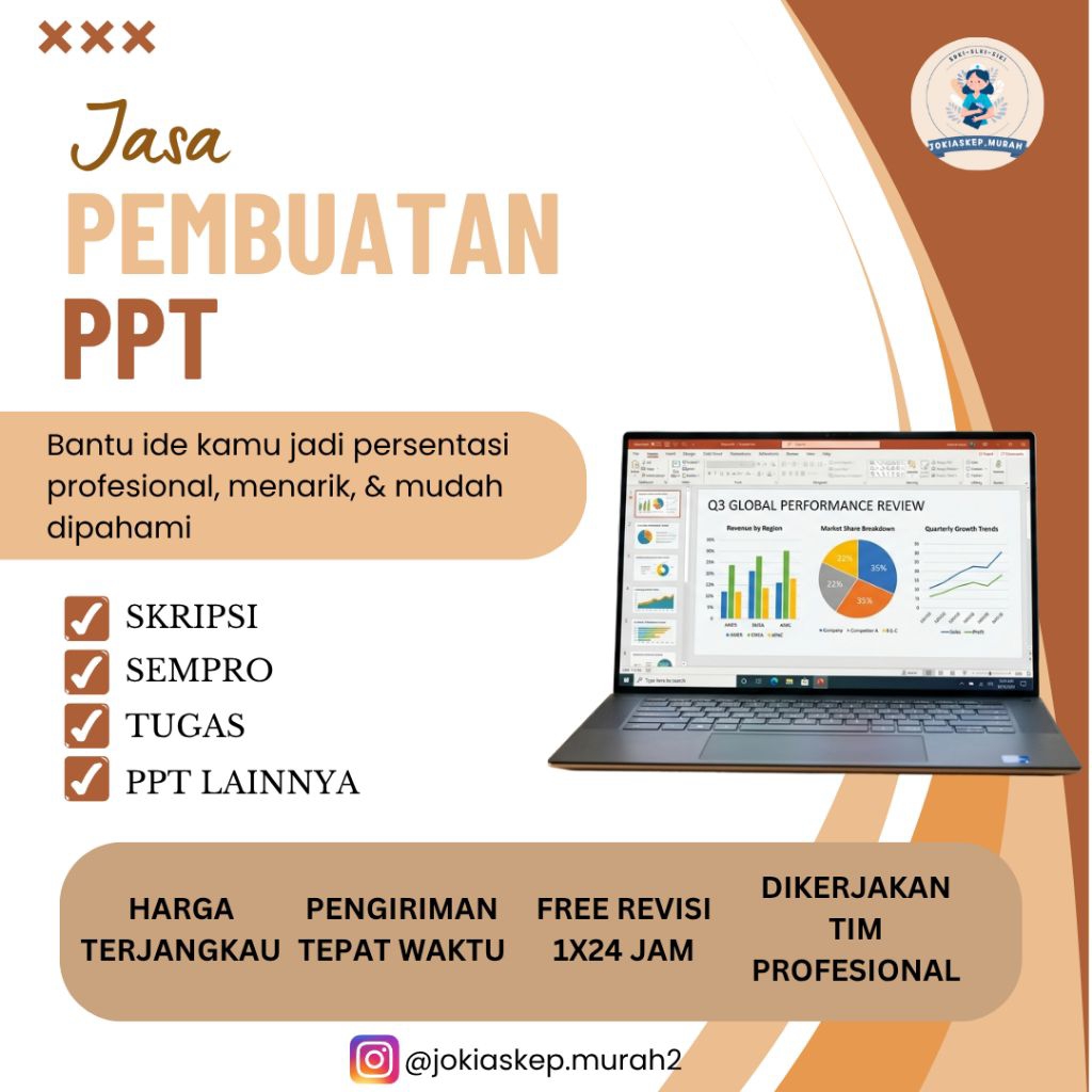 Jasa pembuatan persentasi | PPT power point | PPT canva