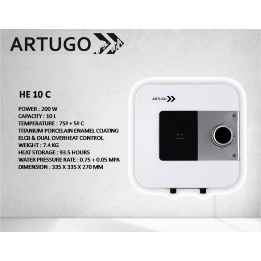 Artugo HE-10 C Water Heater