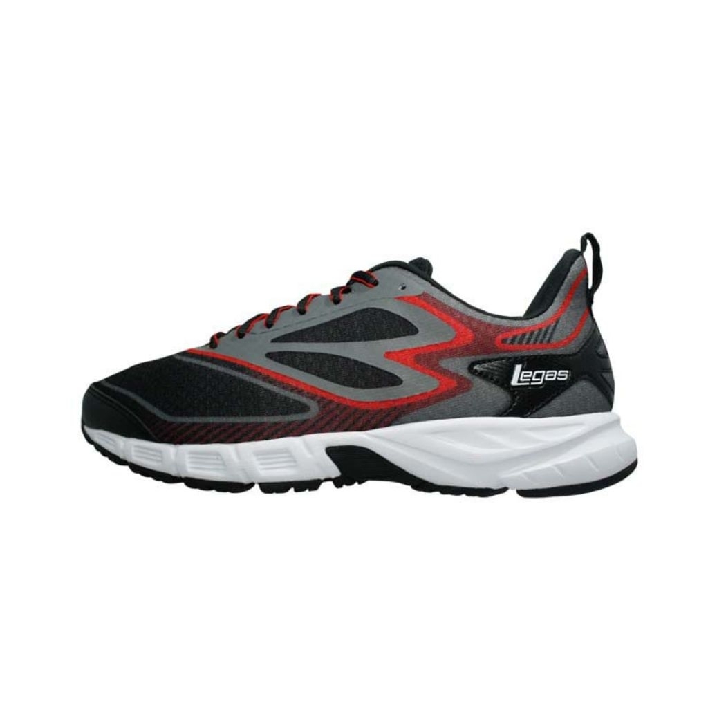 Sepatu League Legas Philion LA U Hitam Running Shoes Pria Wanita Original