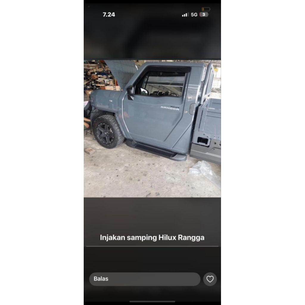 footstep hilux rangga