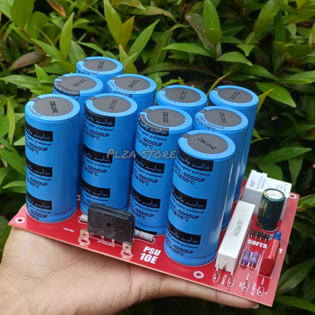 Psu class AB 10 elco 100v 10000uf ULTIMATE LH komplit softstart original kit psu 10 elco 100volt 10.