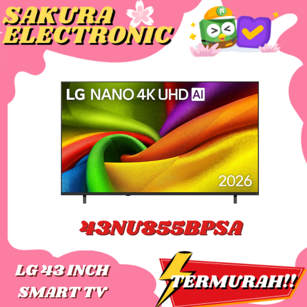 TV LG 43NU855BPSA Smart TV LG NANO 4K UHD AI NU85 2026 43 INCH