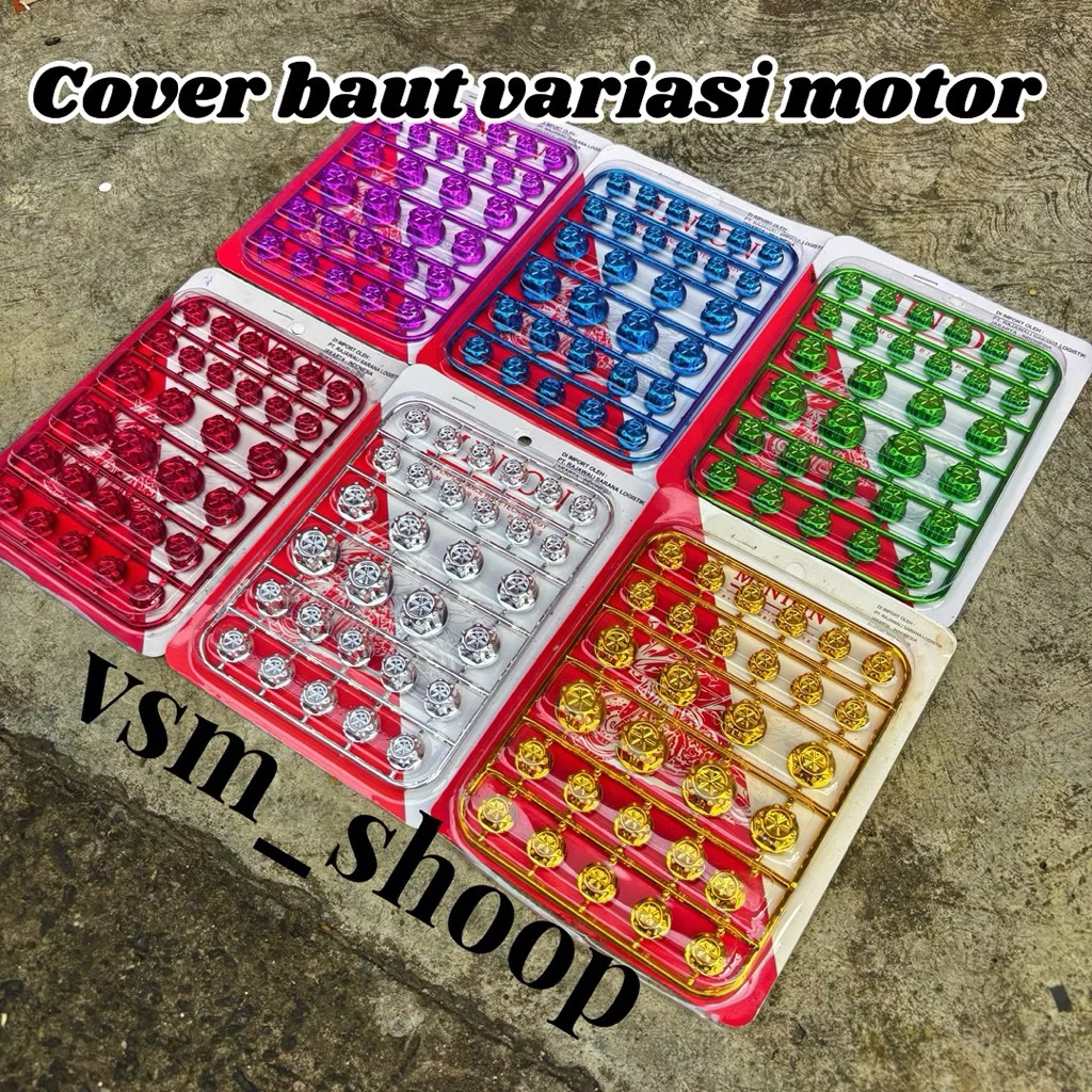 PROMO COVER TUTUP BAUT PROBOLT WARNA / MONEL BAUT 8,10,12,14 DLL PEMANIS BAUT WARNA VARIASI