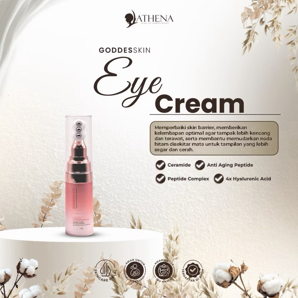 Original Goddesskin+ Eye Cream - Perawatan Mata - eye cream goddesskin