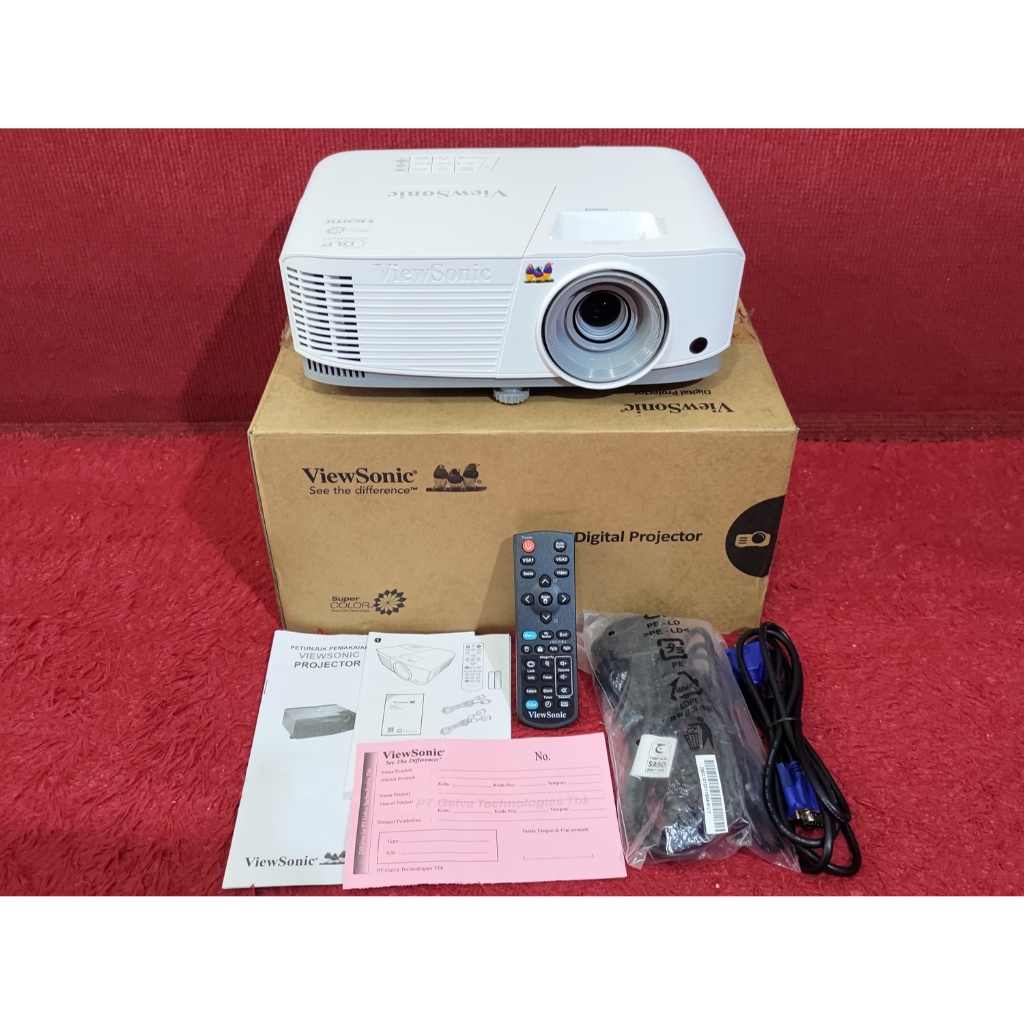 PROYEKTOR SECOND Proyektor Viewsonic SP3 4,800 ANSI Lumens SVGA FULLSET Like New MALANG