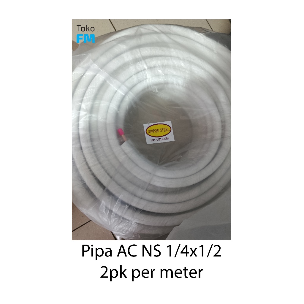 Pipa Tembaga AC Double NS 1/4 – 1/2 per meter
