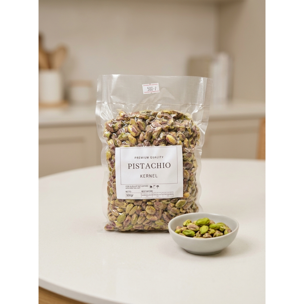 KACANG PISTACHIO MENTAH KERNEL 500 GR – KACANG PISTACHIO MENTAH TANPA KULIT – DUBAI PISTACHIO KUNAFA
