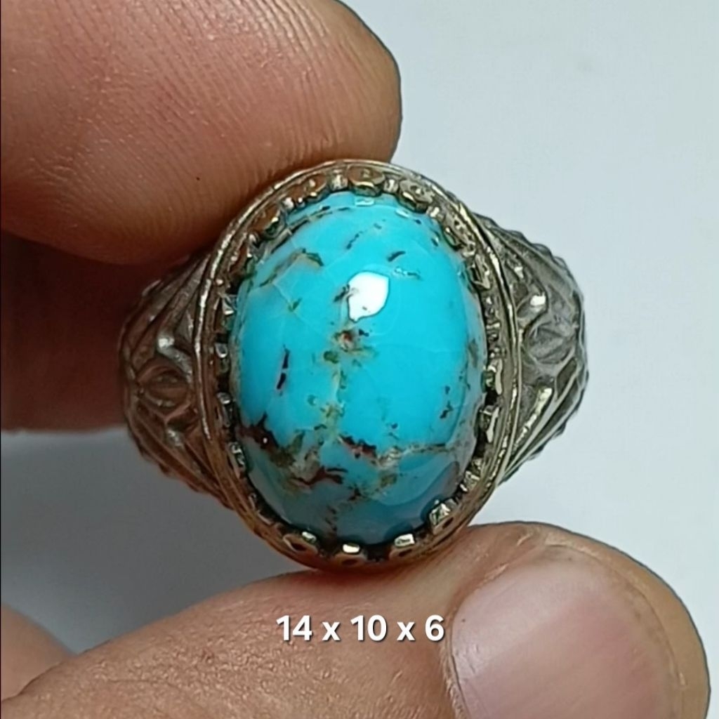 NATURAL BATU PIRUS PERSIA BIRU
