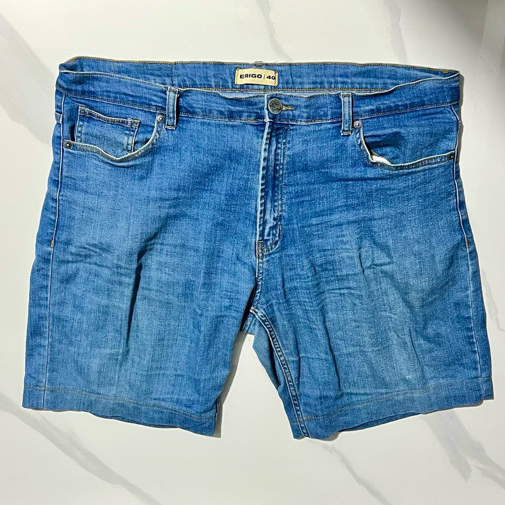Celana Jeans Pendek Erigo - Size 40 - Warna Blue
