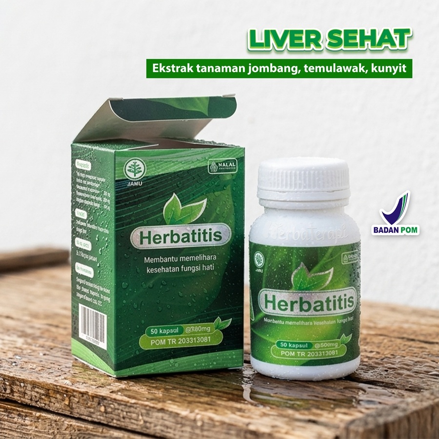 Herbatitis Obat Liver Hati Kuning - Penurun SGOT SGPT & Fatty Liver