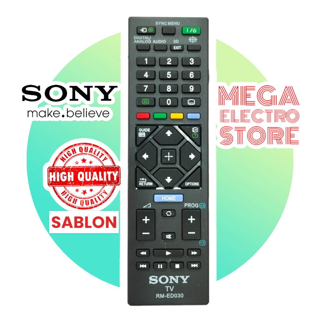 REMOTE / REMOT TV SONY ( Bravia ) RM-ED030 LED LCD