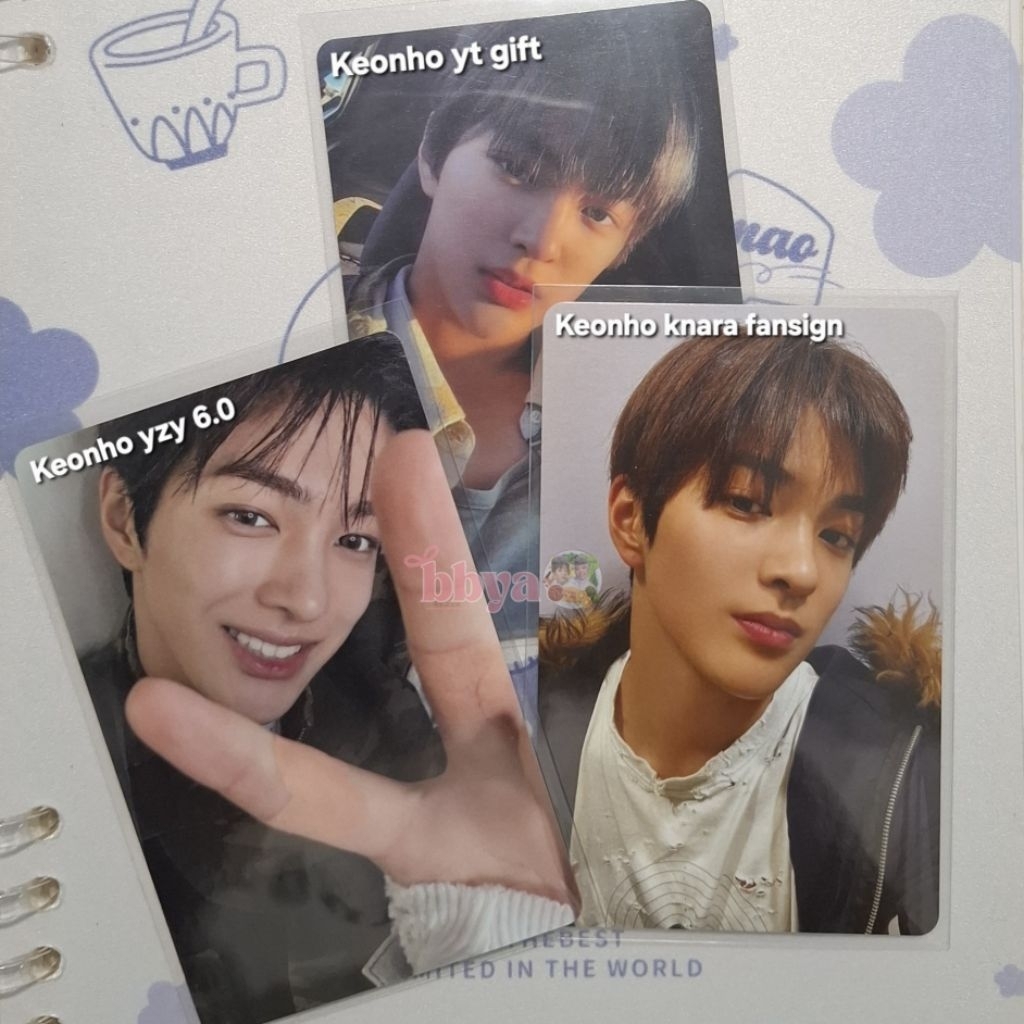 PHOTOCARD KEONHO CORTIS YZY 6.0 COTL CORTIS OUTSIDE THE LINE OFFICIAL