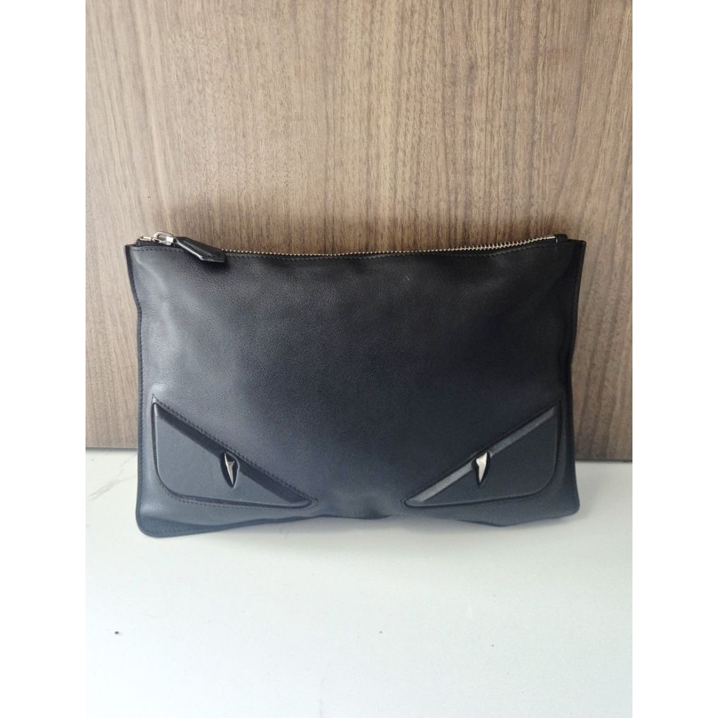 Clutch Fendi eye monster hitam