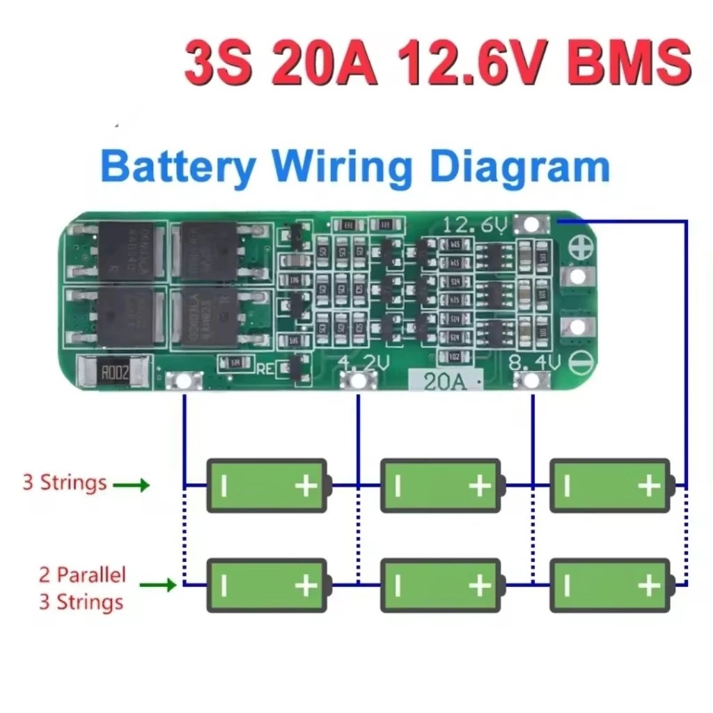 BMS 3S 20AMPER