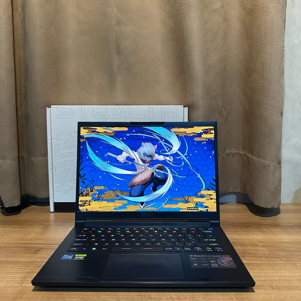 Laptop Gaming MSI Stealth 14 Studio A13VF i7 13620H 16/1TB RTX 4060 8GB QHD 240Hz
