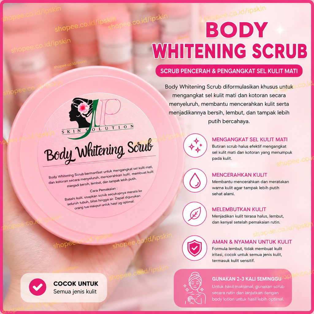 IPUNG lulur / BODY SCRUB IPUNG SKINCARE stiker baruu
