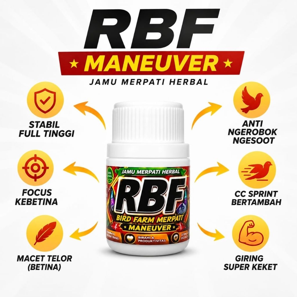 RBF JAMU MERPATI KOLONG & BALAP ISI 100 PIL power speed pil edan Alus rjb rbb sarang walet xes4 btre