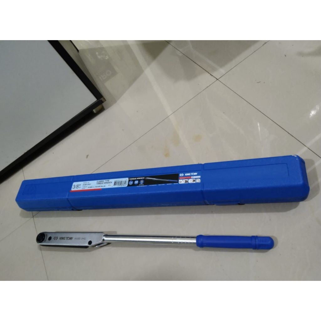 KING TONY KUNCI TORSI MOMEN 3/8 14-67 NM KUNCI MOMEN TORQUE WRENCH TAIWAN