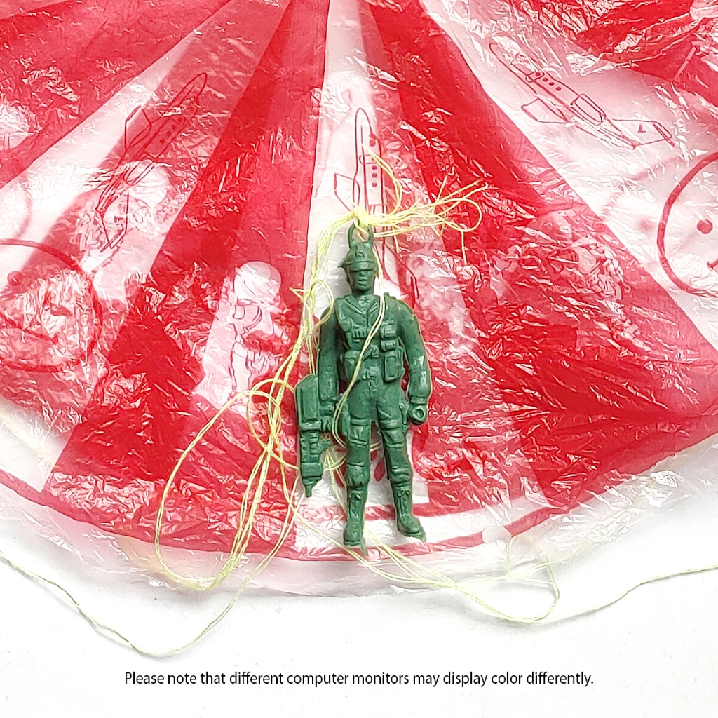 Mainan Tentara Parasut Plastik Sedang ARMY Airborne Terjun Payung Children Toys