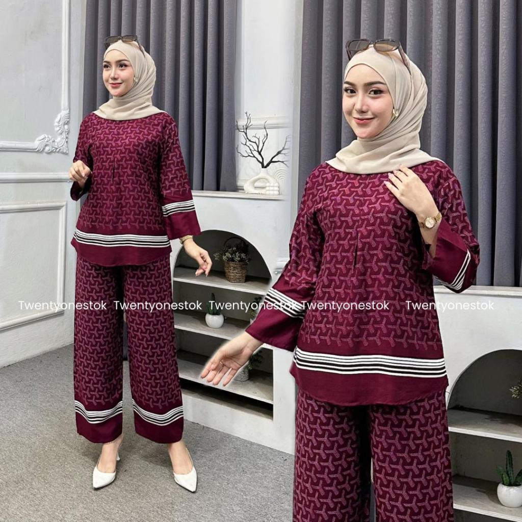 Setelan Rayon Nagita One Set