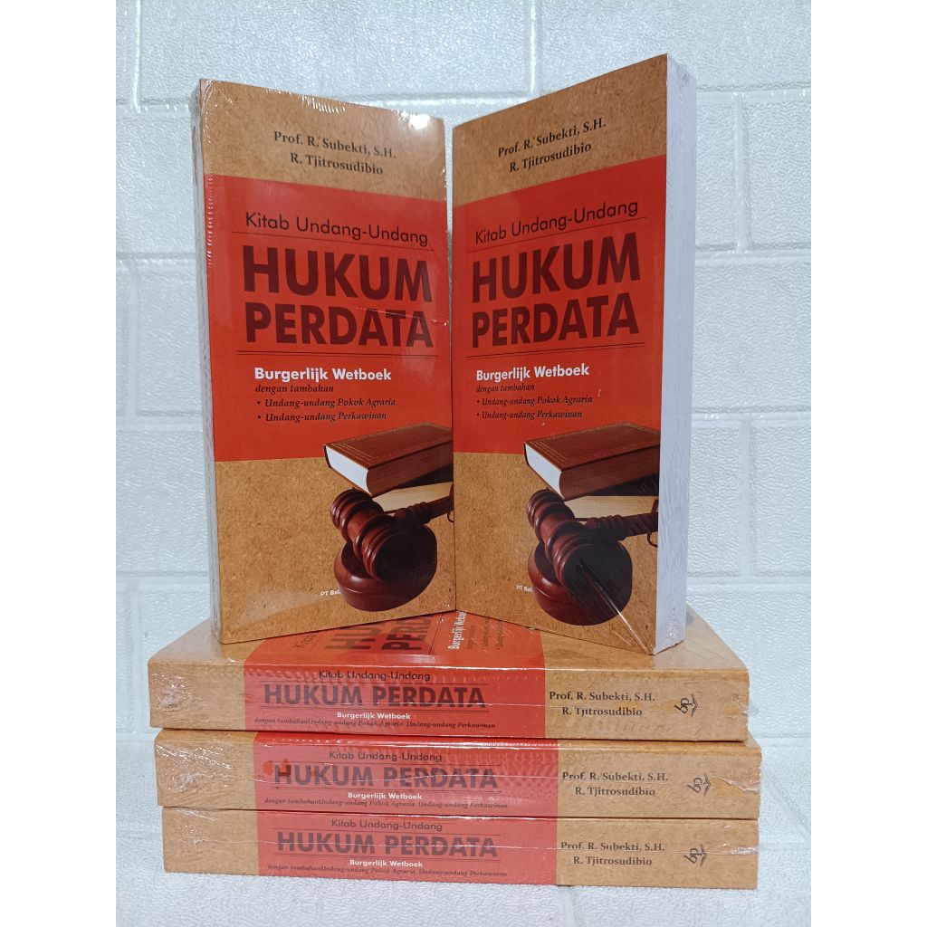 Buku Kitab Undang Undang Hukum Perdata BW - Prof Subekti