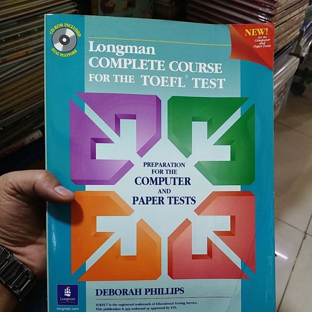 buku longman complete course for the TOEFL test preparation for the computer and paper test original