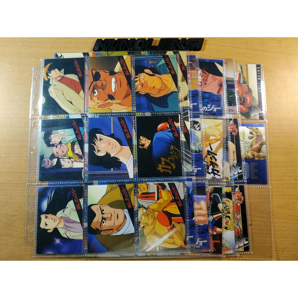 Kartu Trading Cards Ashita No Joe. AMADA 1998.62 pcs-uncompleted
