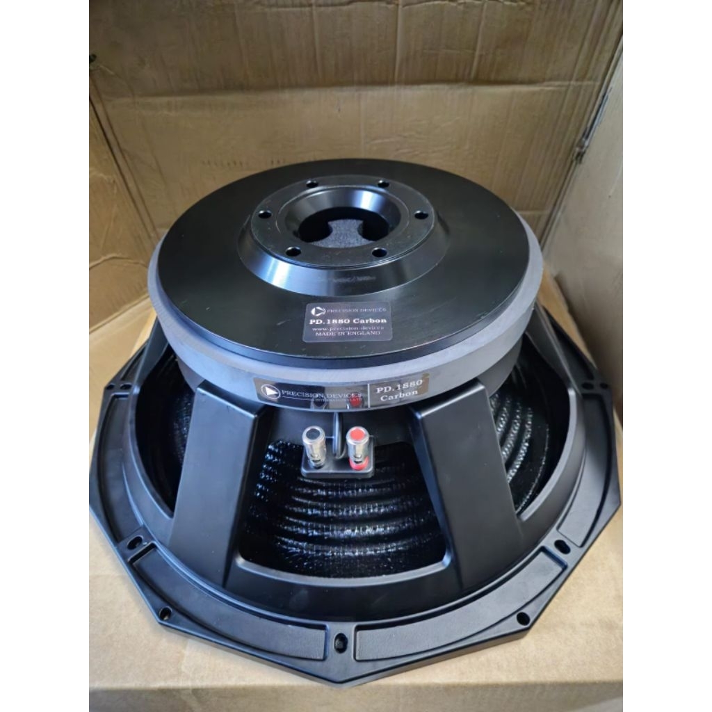 Speaker Komponen Precision Devices PD1880 PD 1880 Carbon Karbon Grade A 18in 18 in Subwoofer 18" 18 