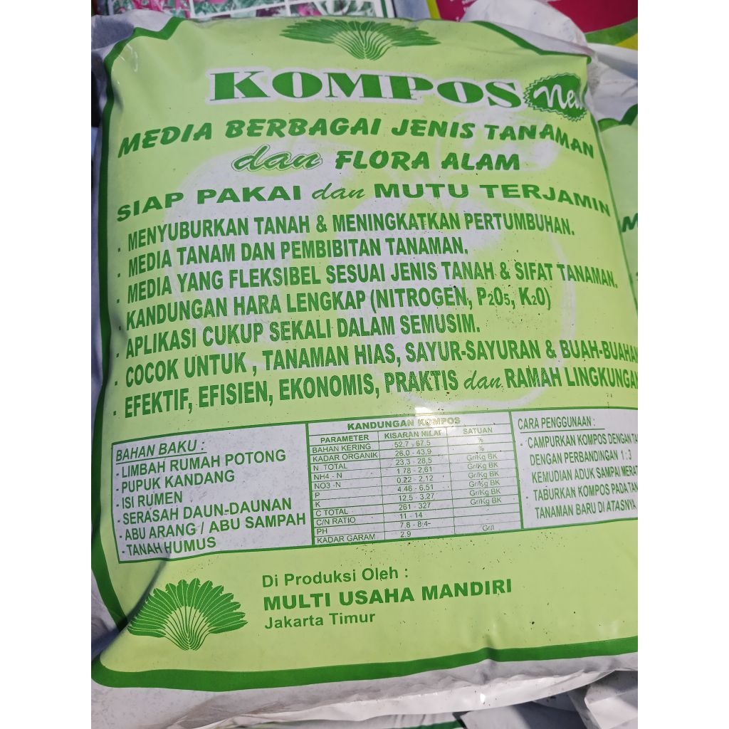 Pupuk Kompos Siap Pakai