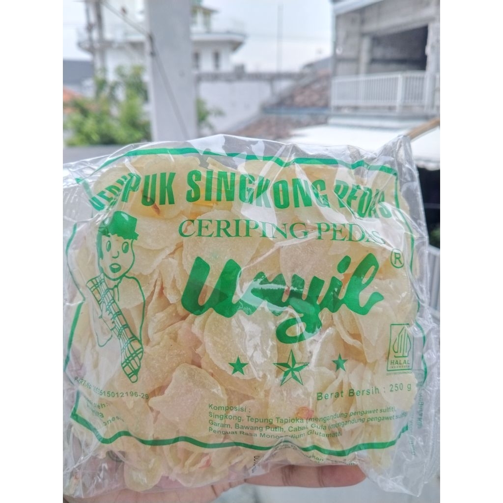 krupuk singkong pedas "kerupuk unyil"
