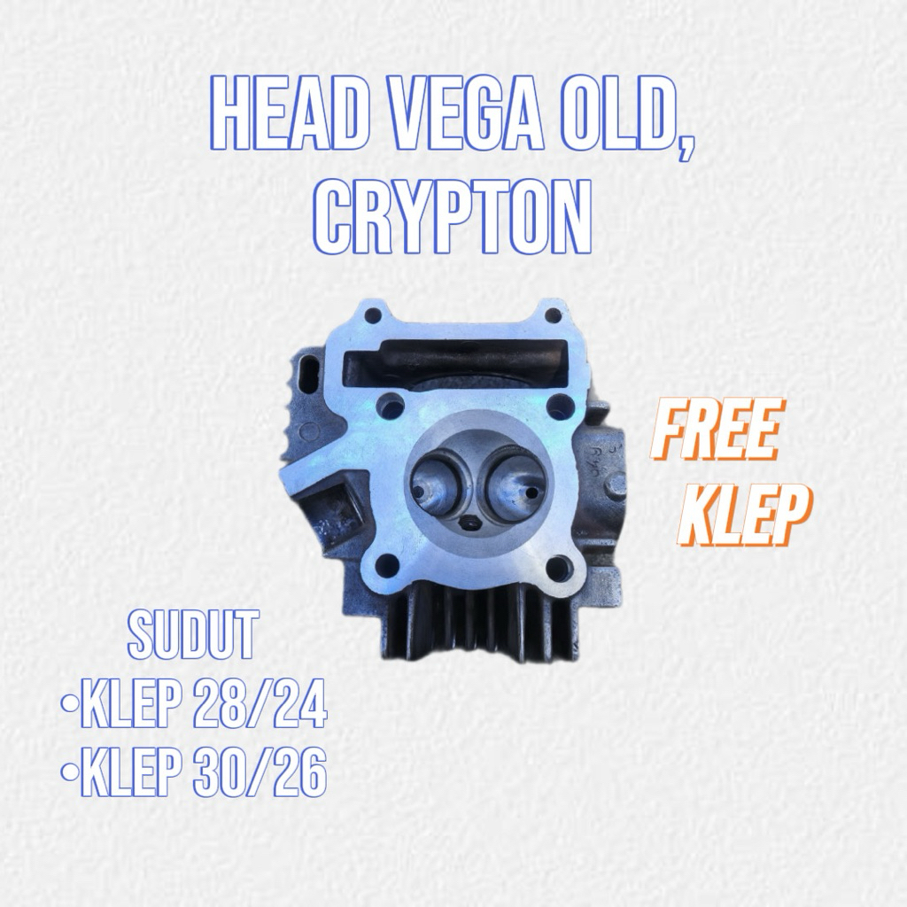 HEAD RACING SUDUTAN VEGA/JUPE OLD/ CRYPTON KLEP 28/24,30/26 FREE KLEP