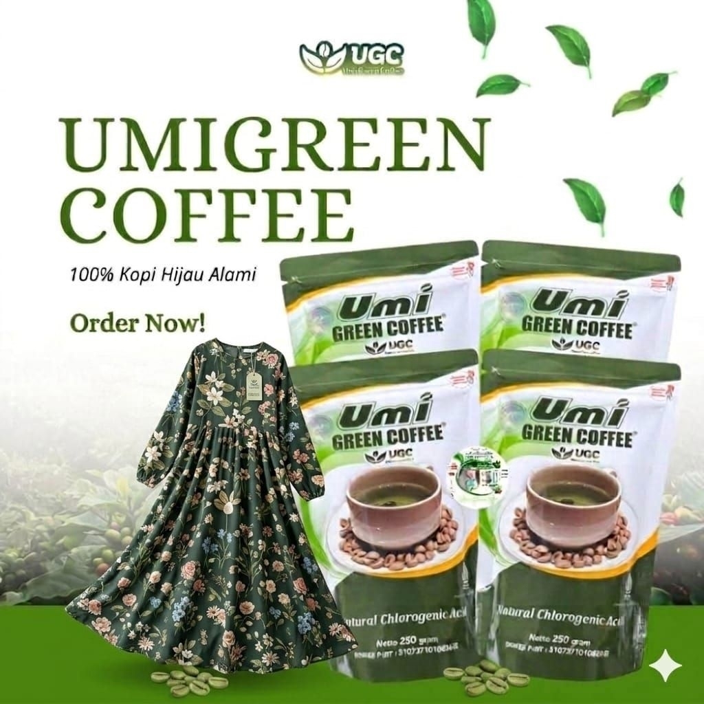 Umi Green Coffee Asli Herbal Pelangsing