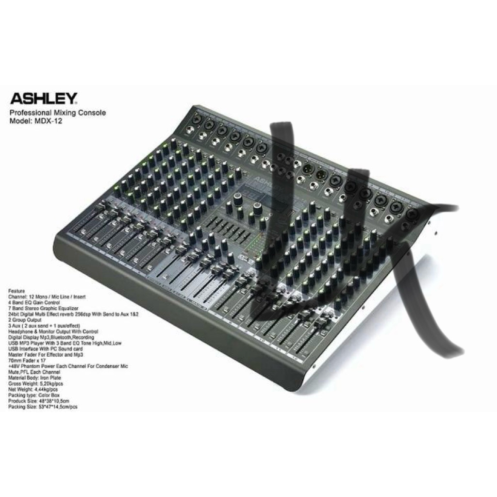 Mixer Ashley mdx 12 mixer ashley