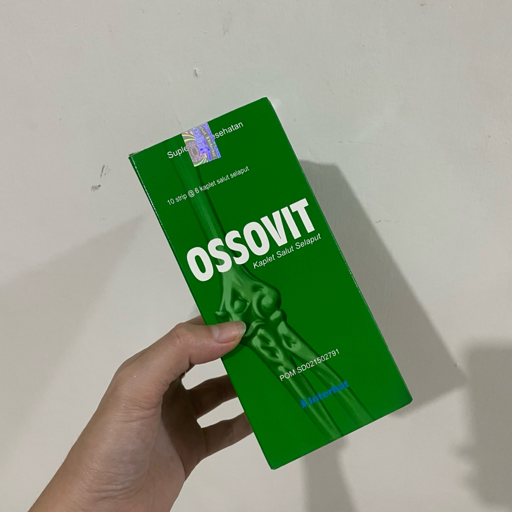 OSSOVIT suplemen kesehatan tulang kalsium magnesium d k zinc