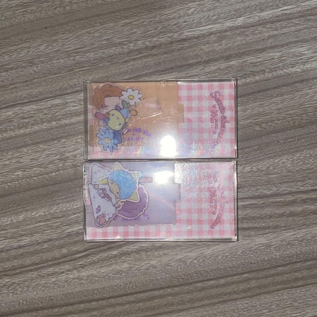 nct dream official md sanrio x nct acrylic standee photocard jaemin jisung sealed
