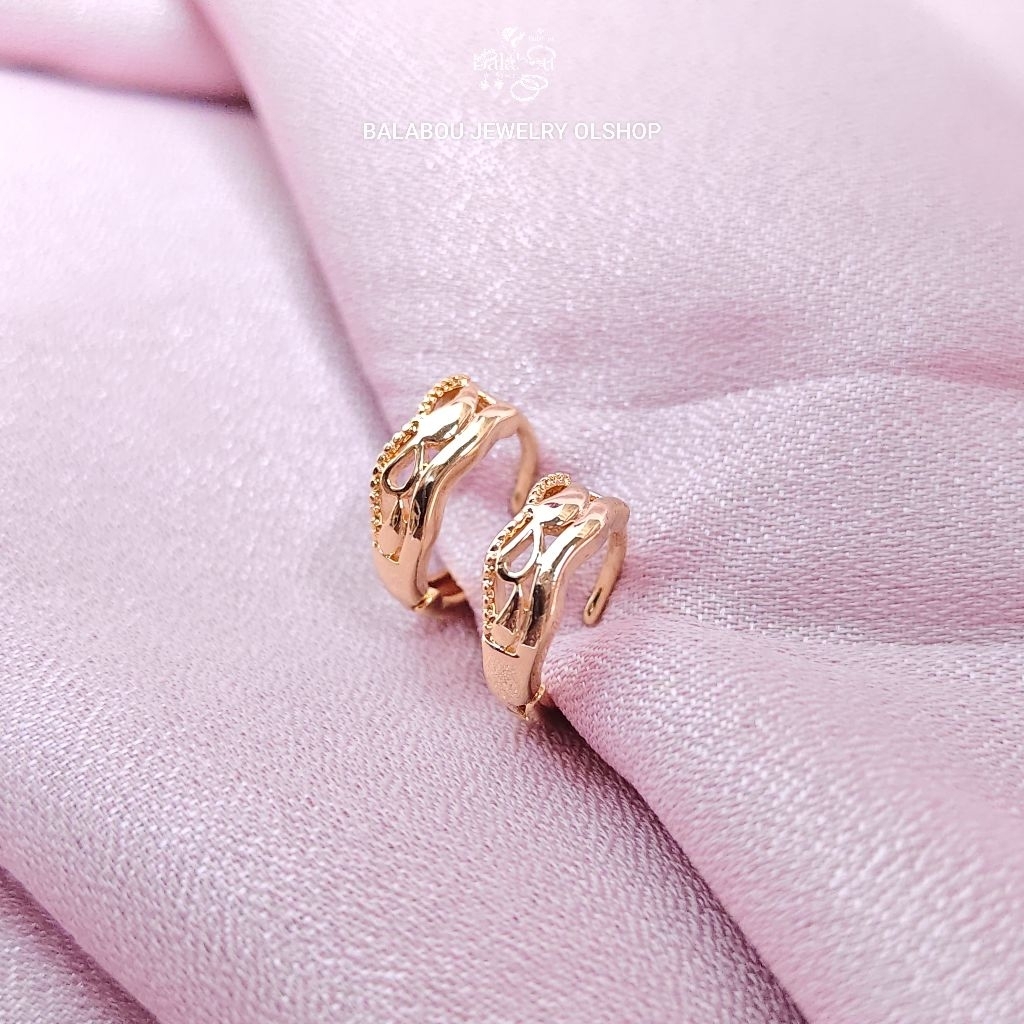 anting jepit Anting model lingkaran/hoop cantik elegant