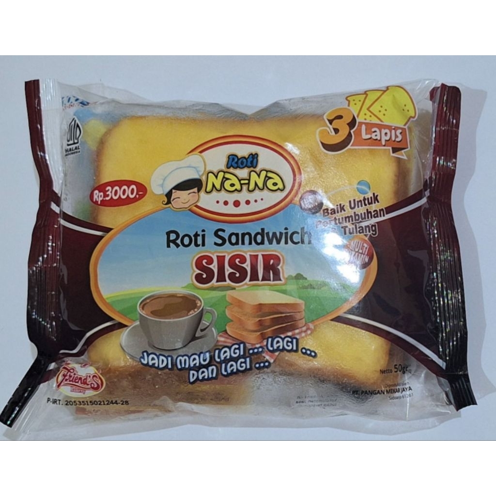 Roti Sisir Nana Roti Sandwich Sisir