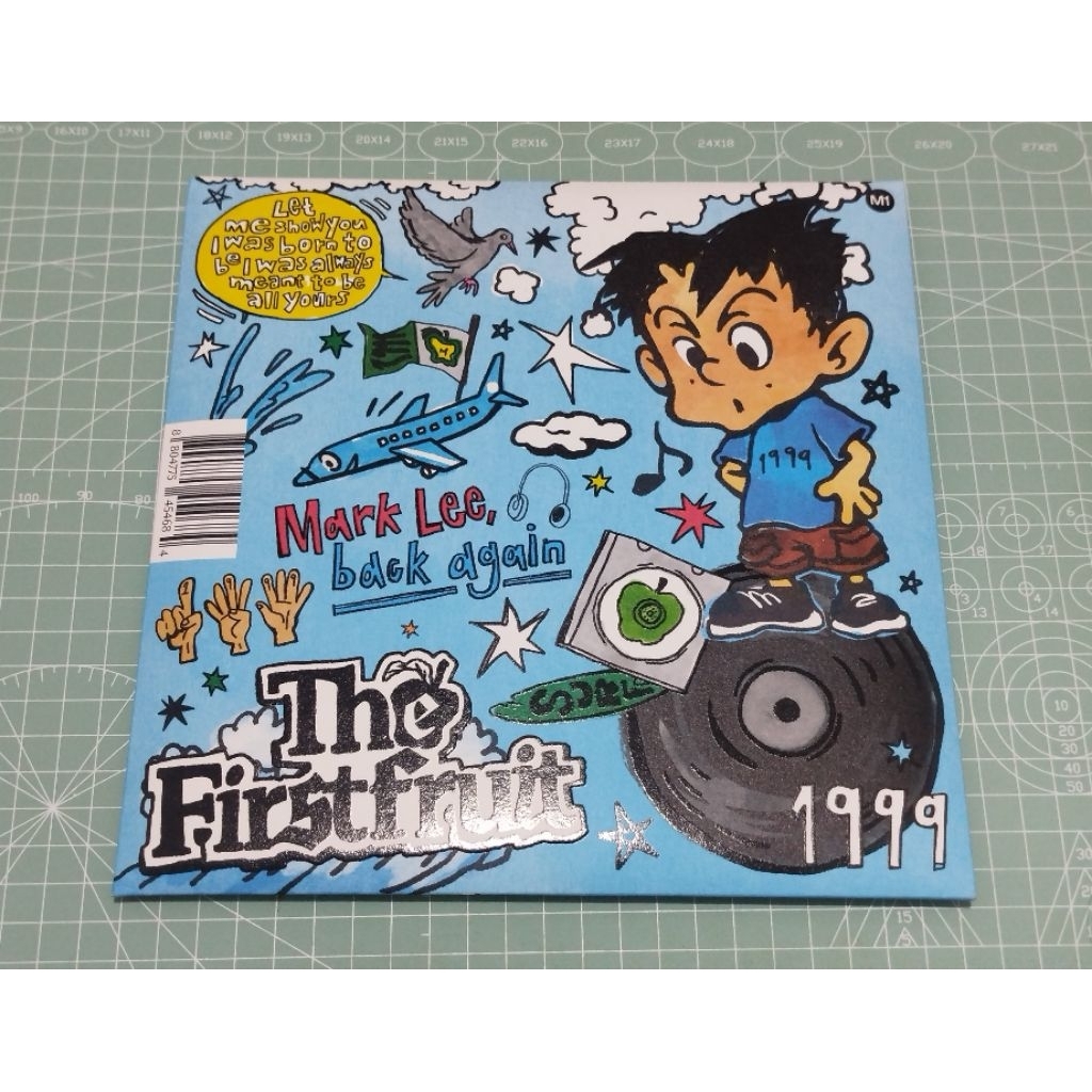 [READY] UNSEALED ALBUM MARK LEE THE FIRST FRUIT SQUARE FLAP BLUE VER