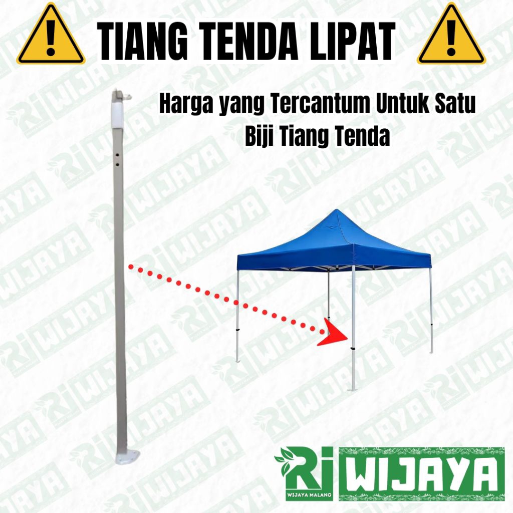 TIANG TENDA LIPAT  / SPERPAT TENDA LIPAT / RANGKA TENDA LIPAT / RANGKA TENDA KERUCUT / RANGKA TENDA 