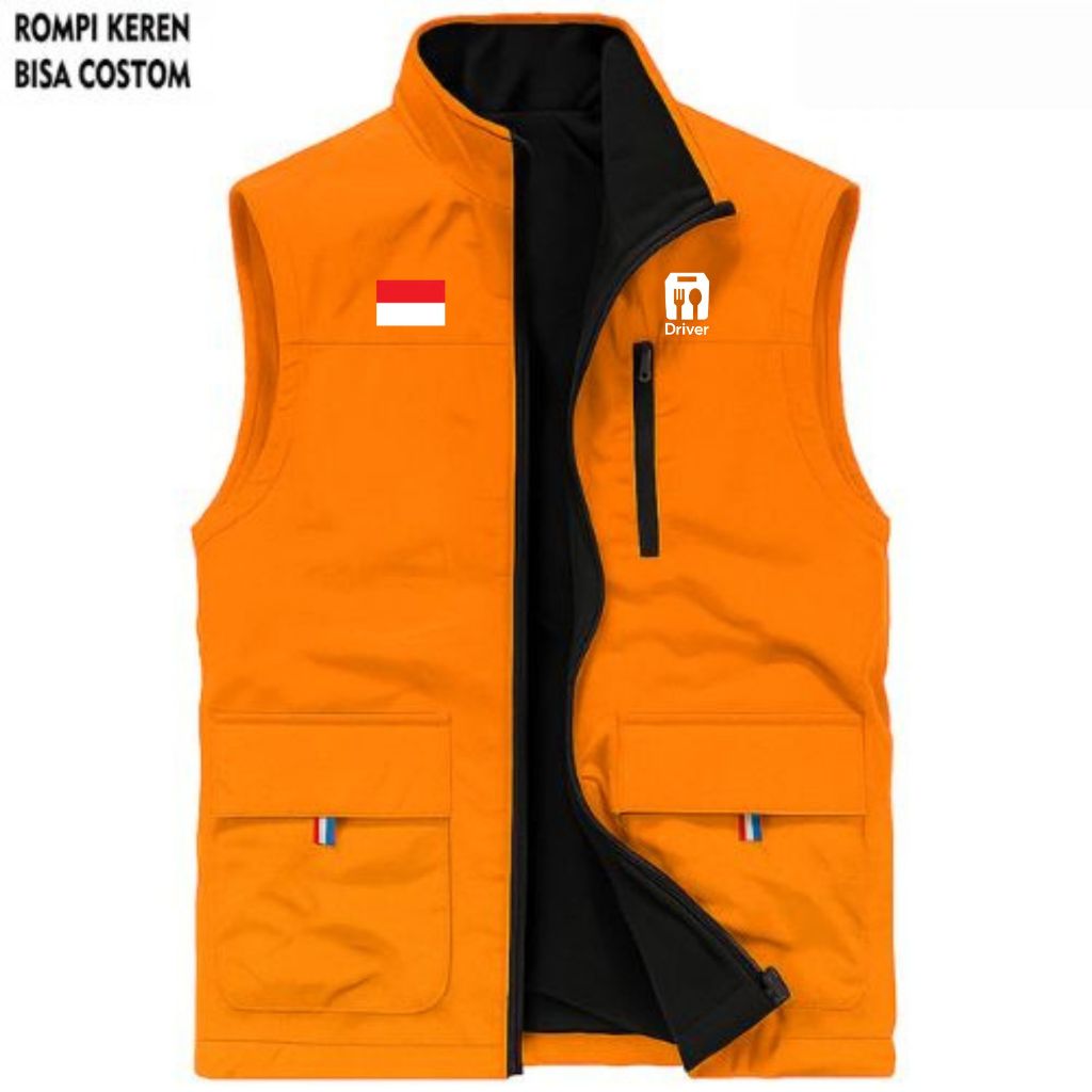 Rompi Outdoor Shopee Food!!! Rompi Driver Hiking Shopee Food, Rompi Kuriri Shopee Food, Rompi Shopee