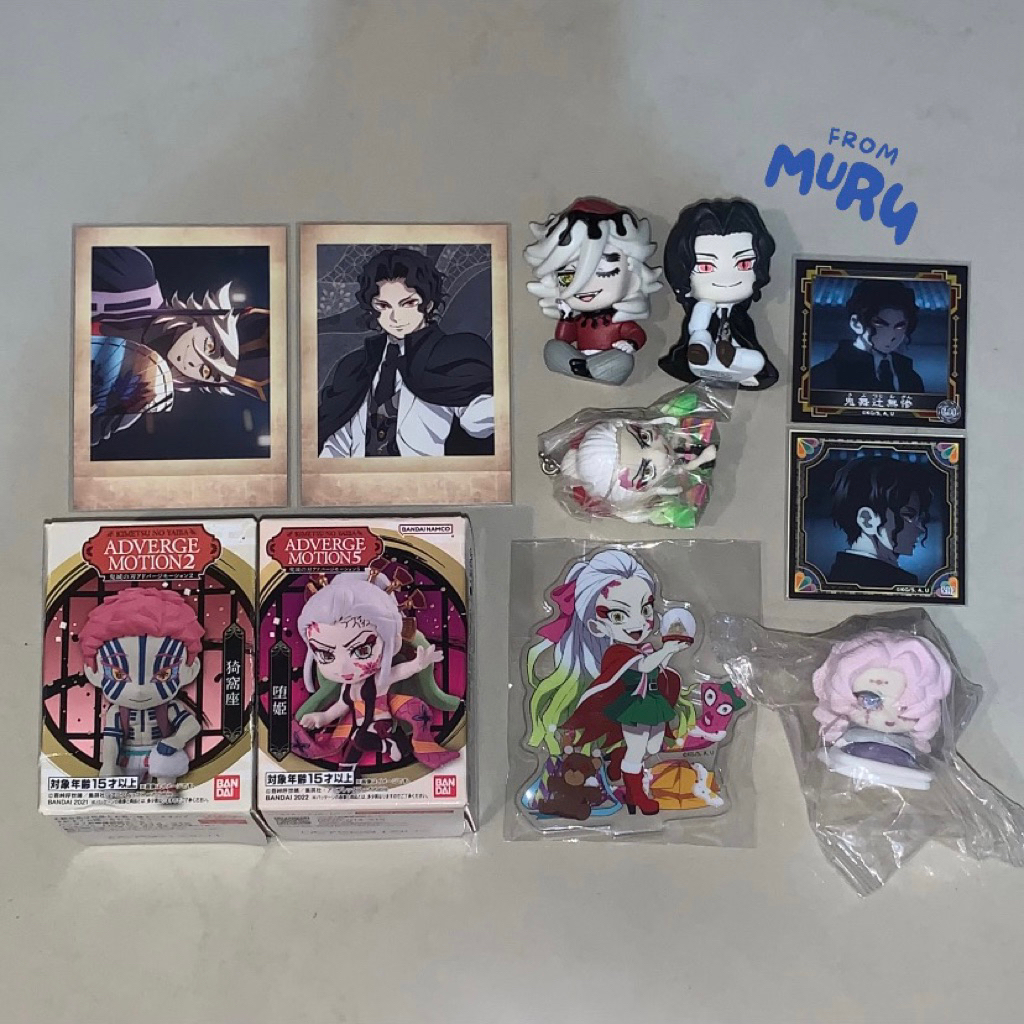 Official Merch Uppermoon Demon Slayer | Kimetsu no Yaiba | Muzan Douma Akaza Daki Rui | Iblis Bulan 